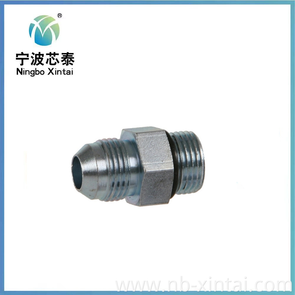 Ningbo Professional Factory Provide Sample 37° Jic SAE Flare Male X SAE O-Ring Boss Orb Male Hydraulic Adapter